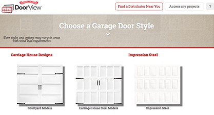 screenshot of Design-a-Door software